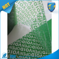 Tamper evident VOIDOPEN custom self adhesive tape